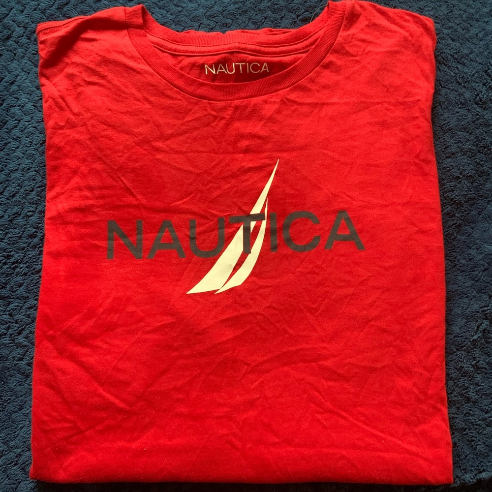 Men’s Nautica Red Polo Tee Size XXL